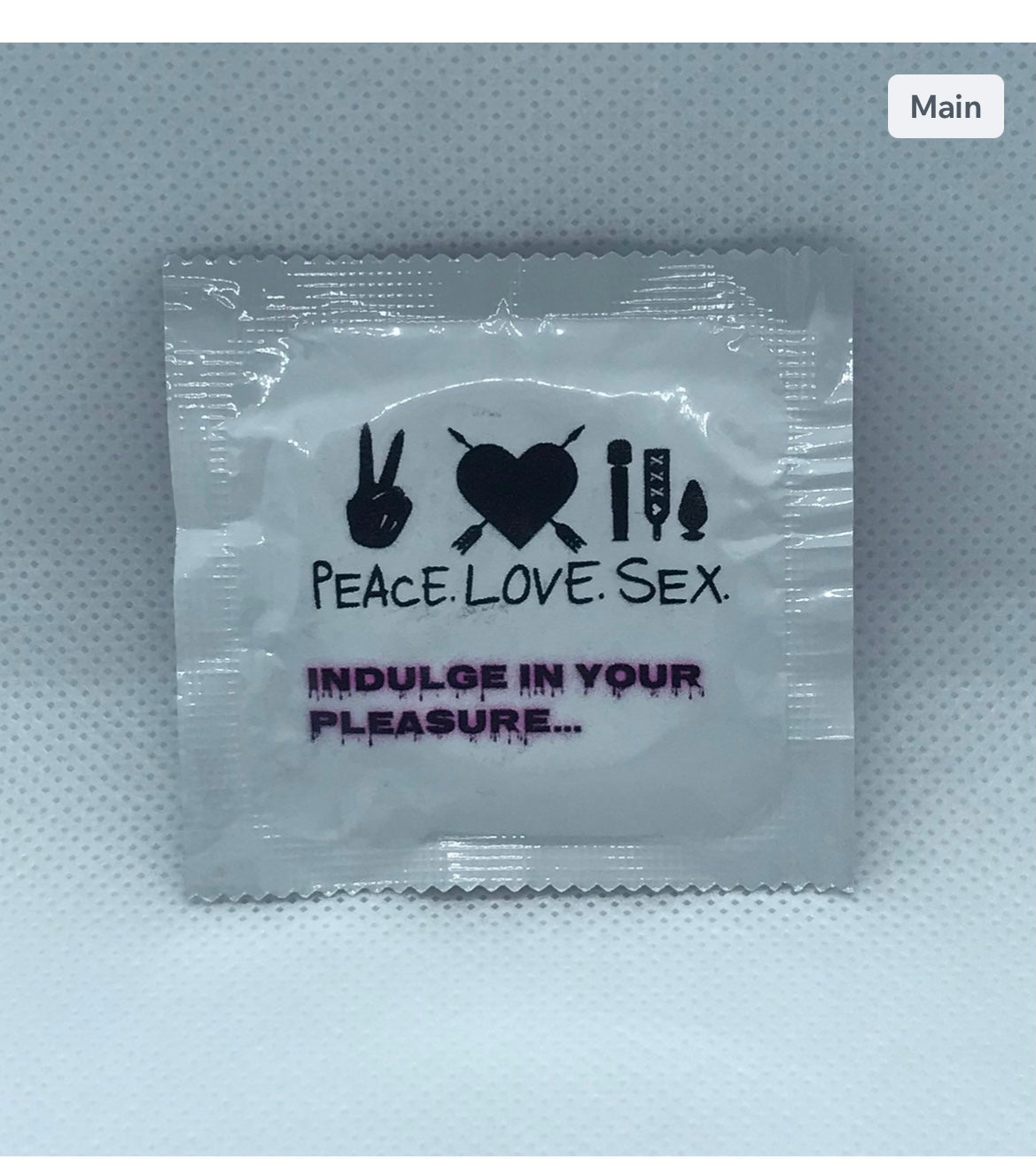 peace Love Sex (PINK) Condoms