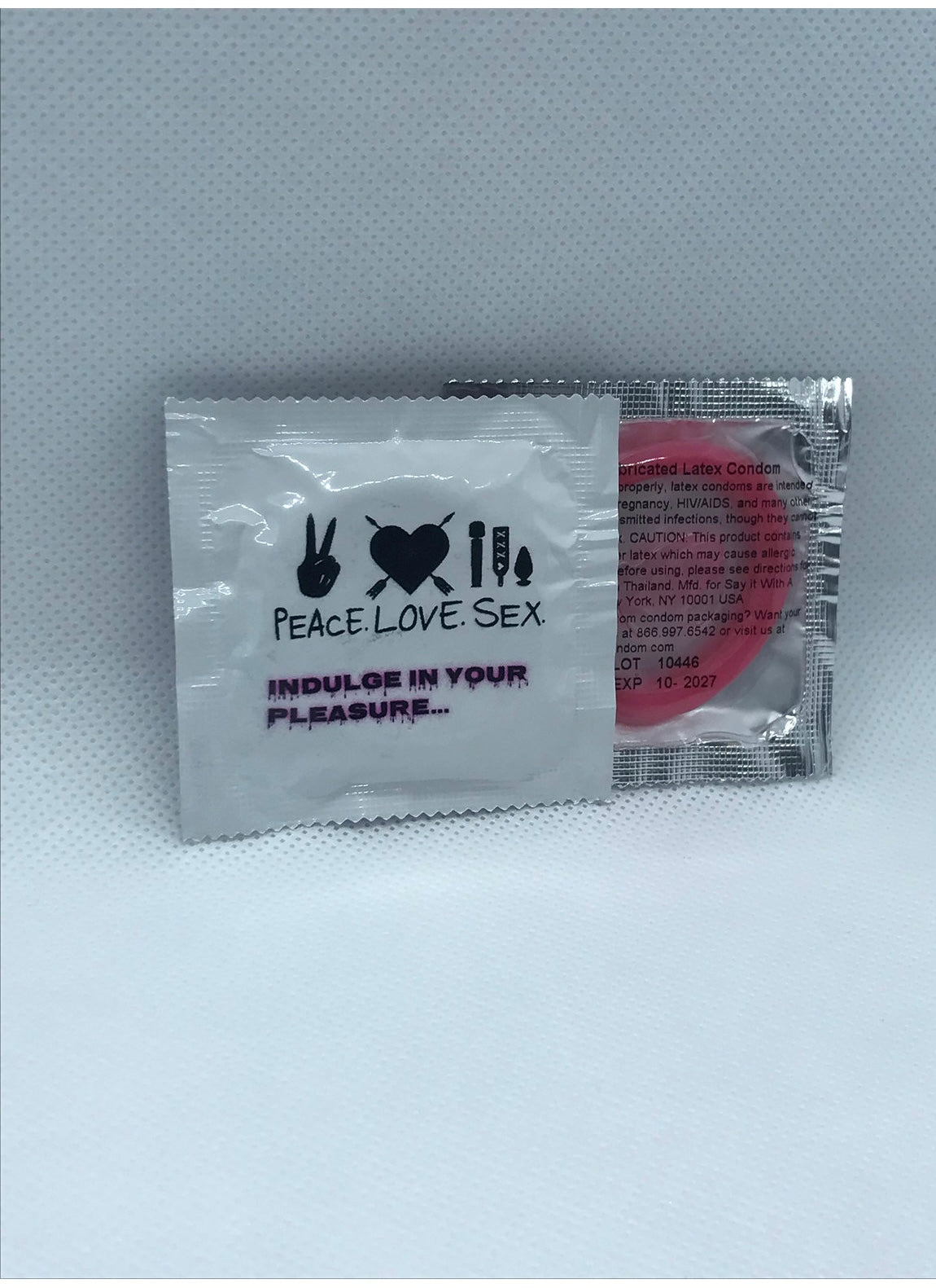 peace Love Sex (PINK) Condoms