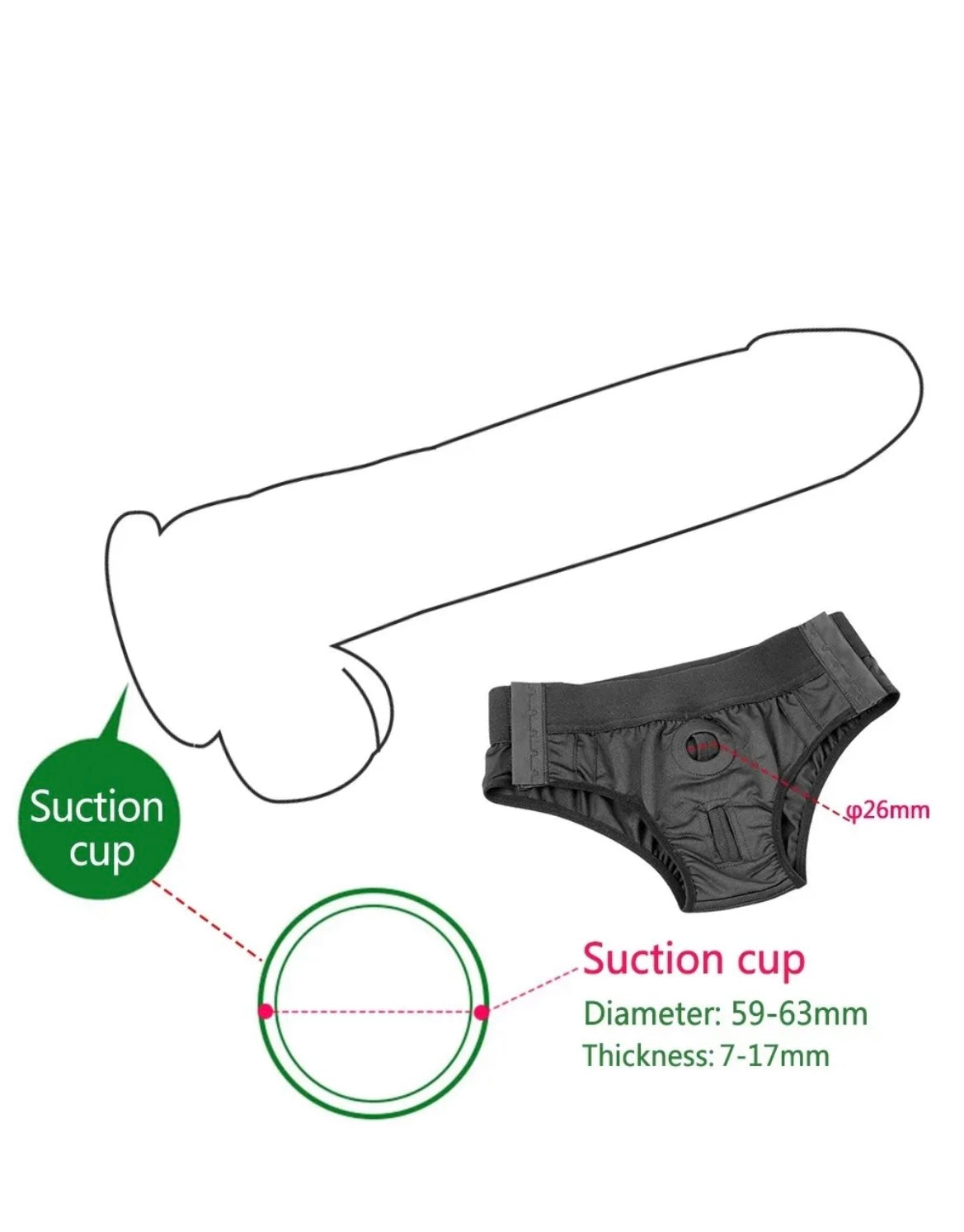 Comfortable O ring Harness (Unisex)